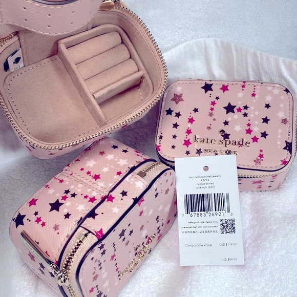 kate spade Bags Kate Spade Jewelry Travel Case Mini 4staci Twinkle